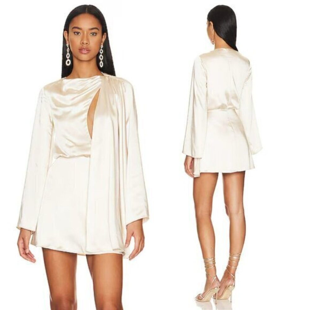 NBD Dayla Mini Dress in Ivory